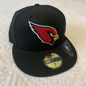 Brand New Black New Era Size 7 Arizona Cardinals 59Fifty Hat.